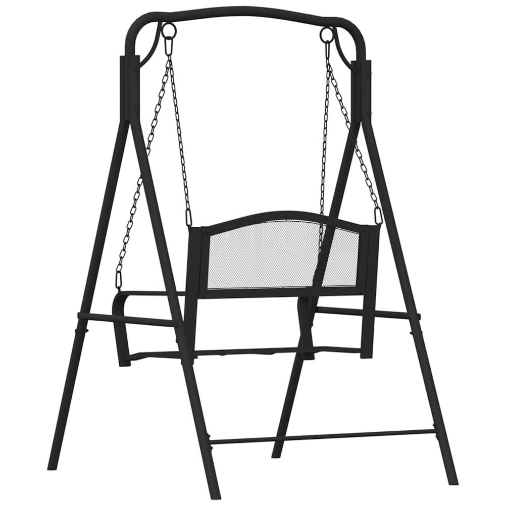 Dondolo 124 cm in Acciaio Nero - Foto 3