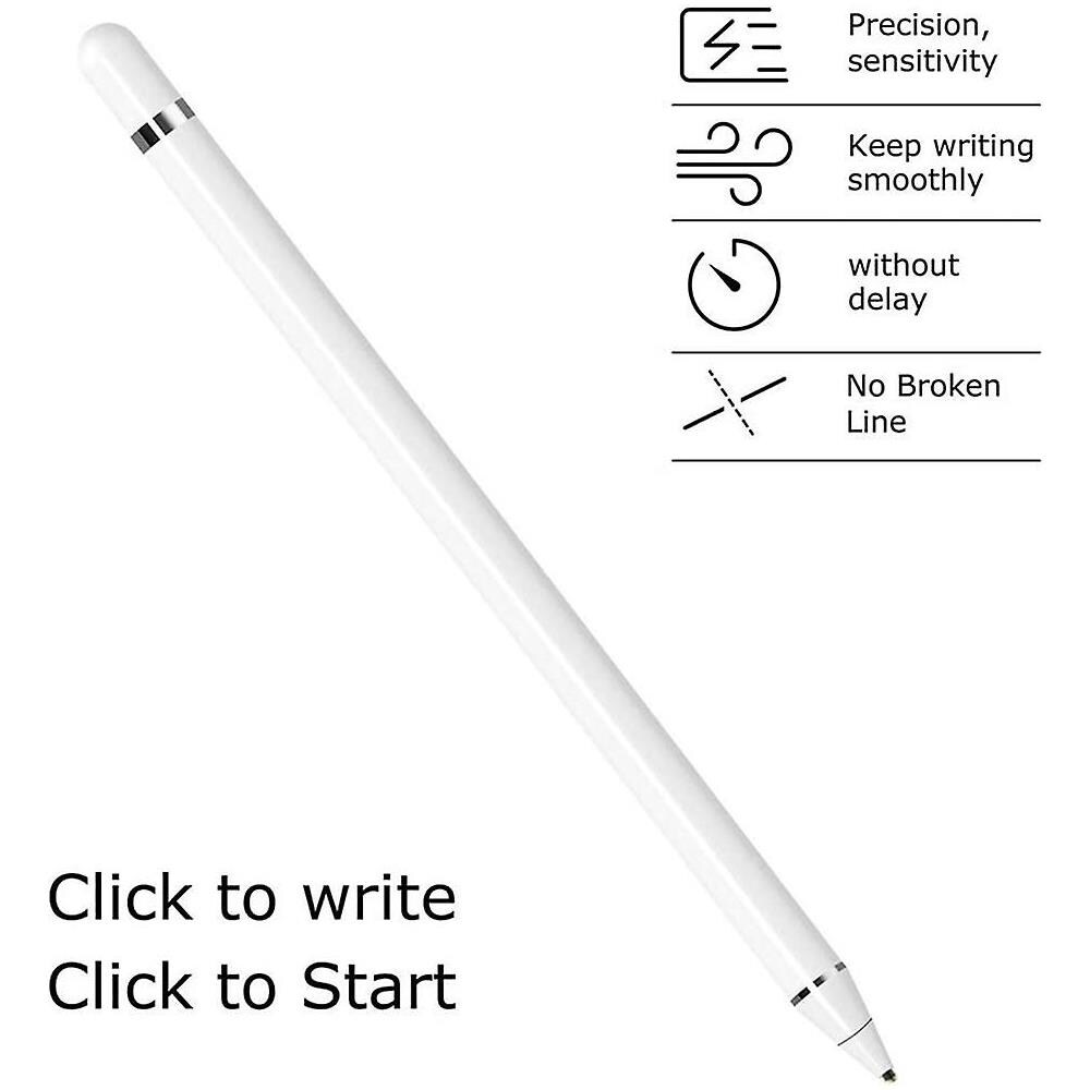Penna Stilo per S23 Ultra, Sostituzione S Pen con Pulsante, Penne Stilo per Touch Screen, 4096 Livelli di sensibilità Alla Pressione, con 5 Pennini di Ricambio (Nero