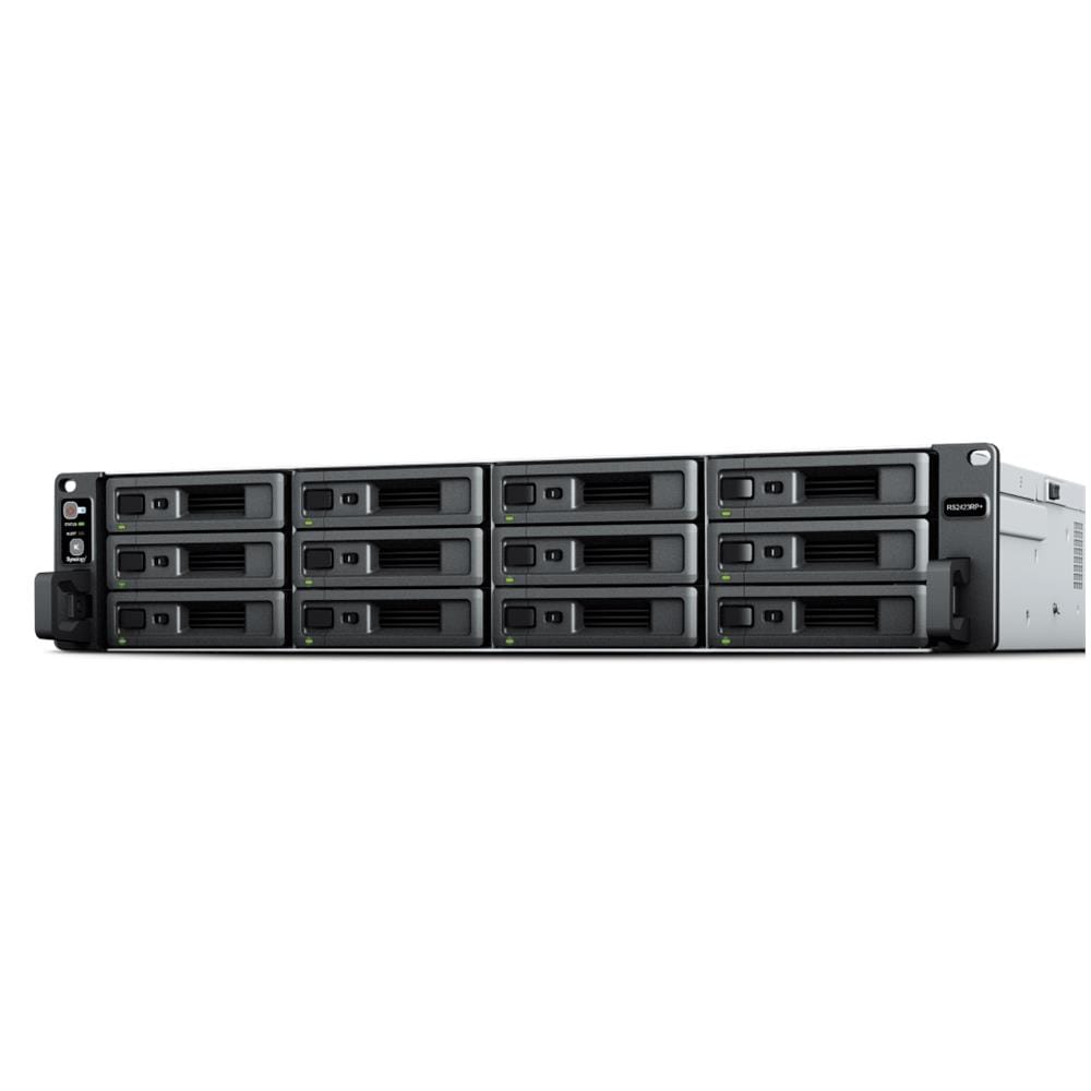RackStation RS2423+ server NAS e di archiviazione Armadio (2U) Collegamento ethernet LAN Nero, Grigio V1780B - Foto 1