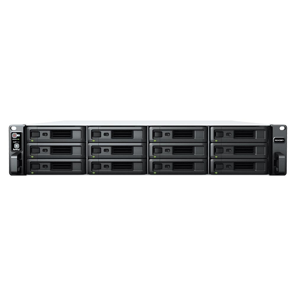 RackStation RS2423+ server NAS e di archiviazione Armadio (2U) Collegamento ethernet LAN Nero, Grigio V1780B - Foto 2