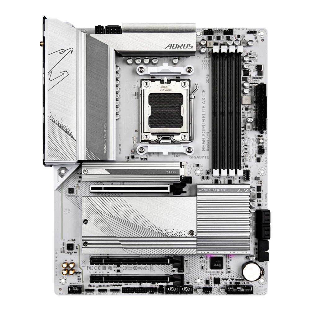 Scheda Madre Aorus ELITE AX Socket AMD AM5 Chipset B650 ATX - Foto 2