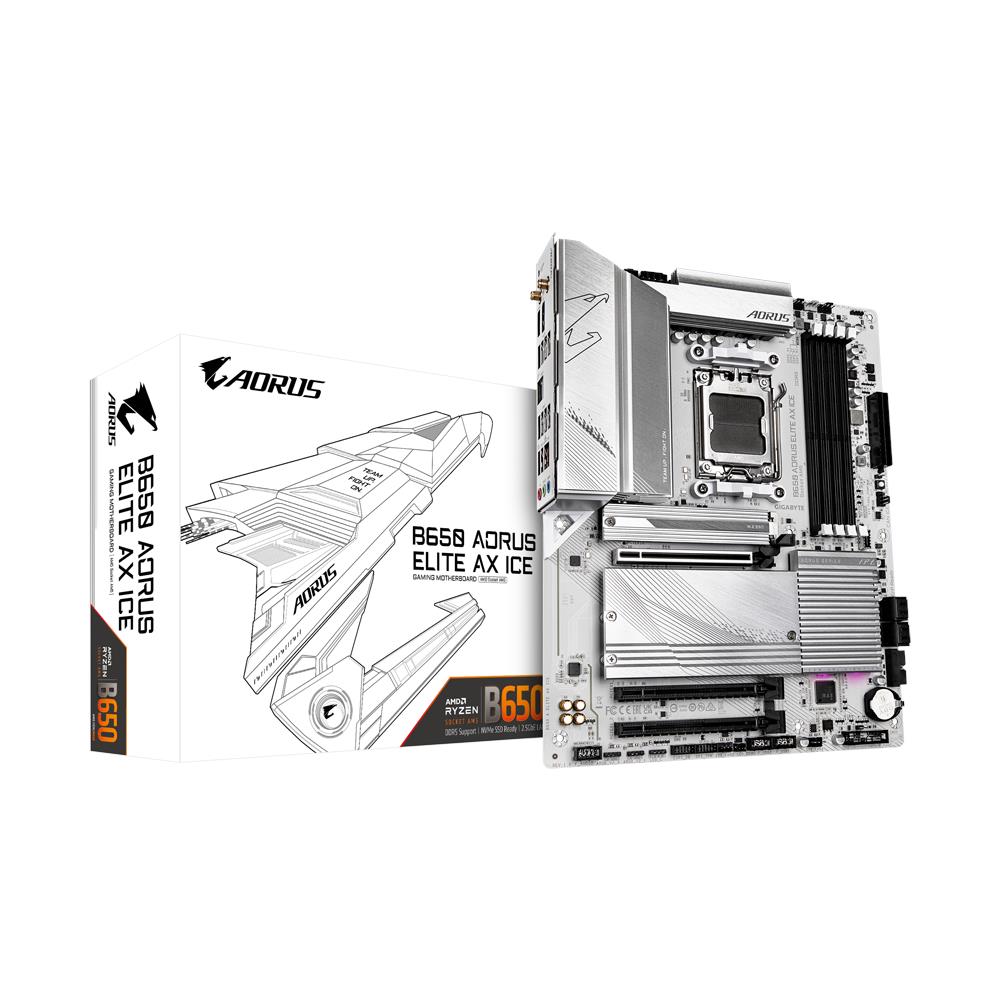 Scheda Madre Aorus ELITE AX Socket AMD AM5 Chipset B650 ATX - Foto 1