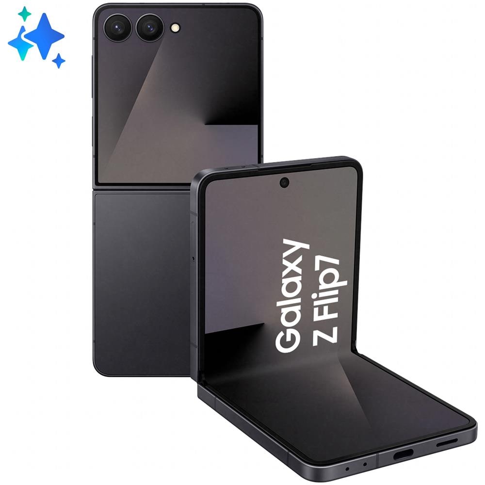 Galaxy Z Flip7 5G 512GB 12GB Ram Display 4,1" Super AMOLED / 6,9" Dynamic AMOLED 2X Main Camera 50MP Android Exynos 2500 4300mAh Jetblack - Foto 1