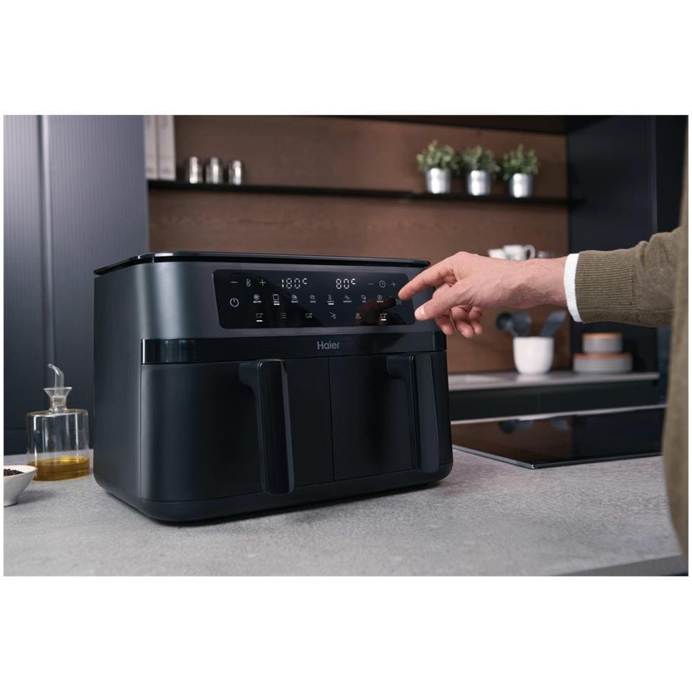 HAF3AD 011 Doppia 11,5 L Indipendente 3000 W Friggitrice ad Aria Calda Nero - Foto 22