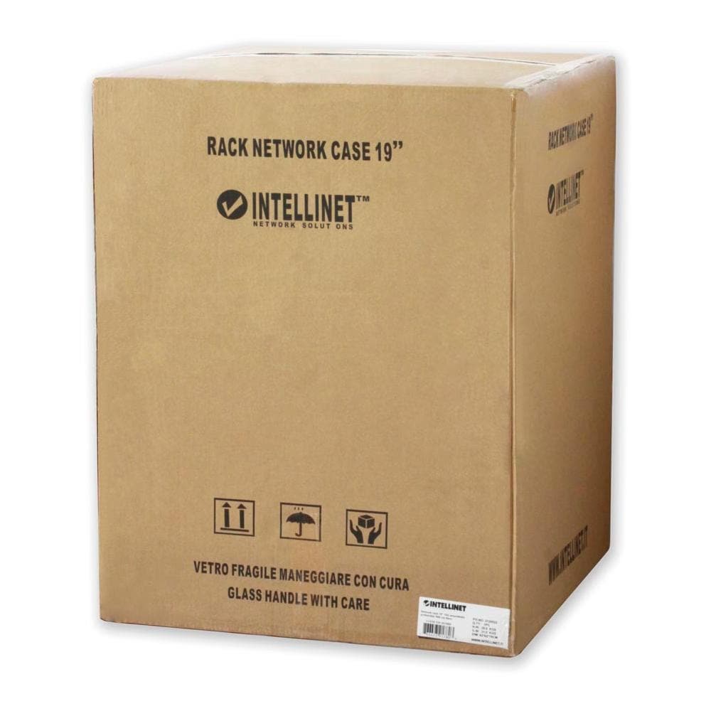I-CASE EW-2006BKL - Armadio Rack 19'' a muro 6 unità sezione unica prof. 450mm Nero - Foto 2