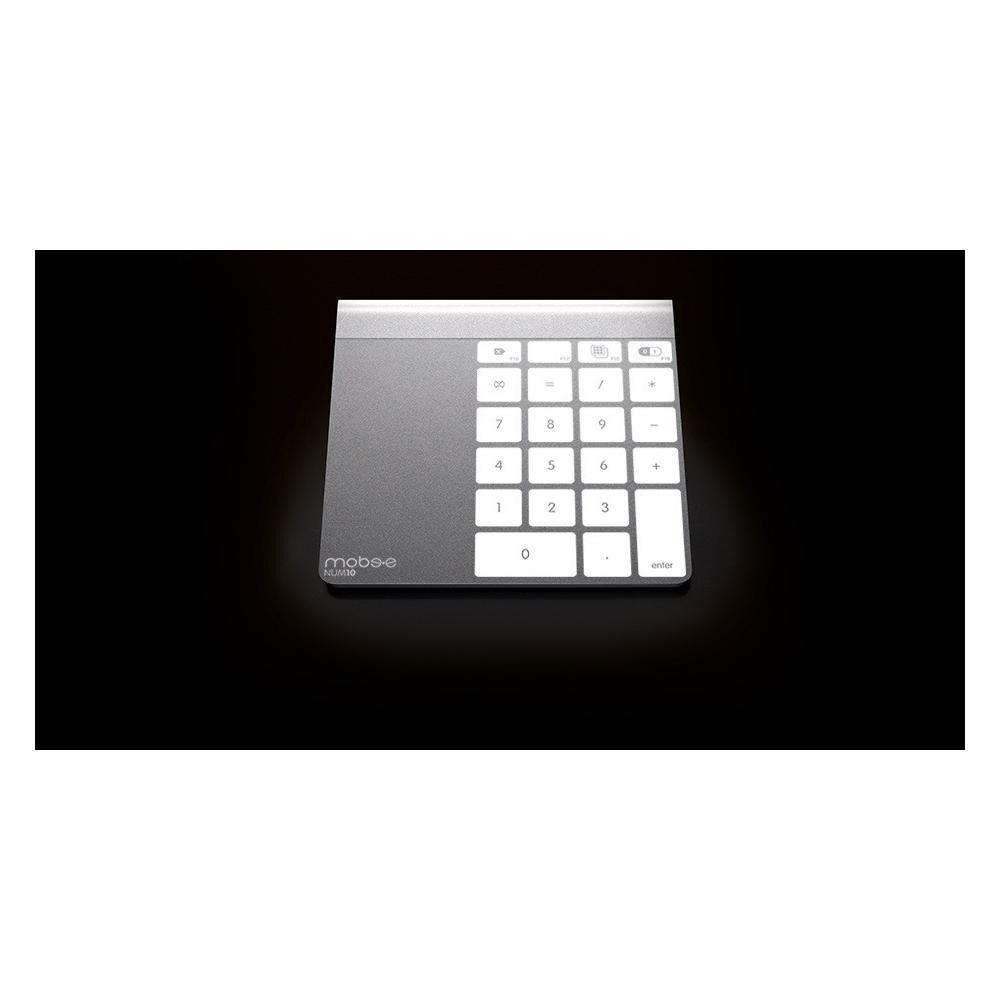 Technology Magic Numpad, Casa, Numerico, Trasparente, Bianco, Mac OS X 10.6 Snow Leopard, Mac OS X 10.7 Lion, Mac OS X 10.8 Mountain Lion, Universale, Dritto - Foto 5