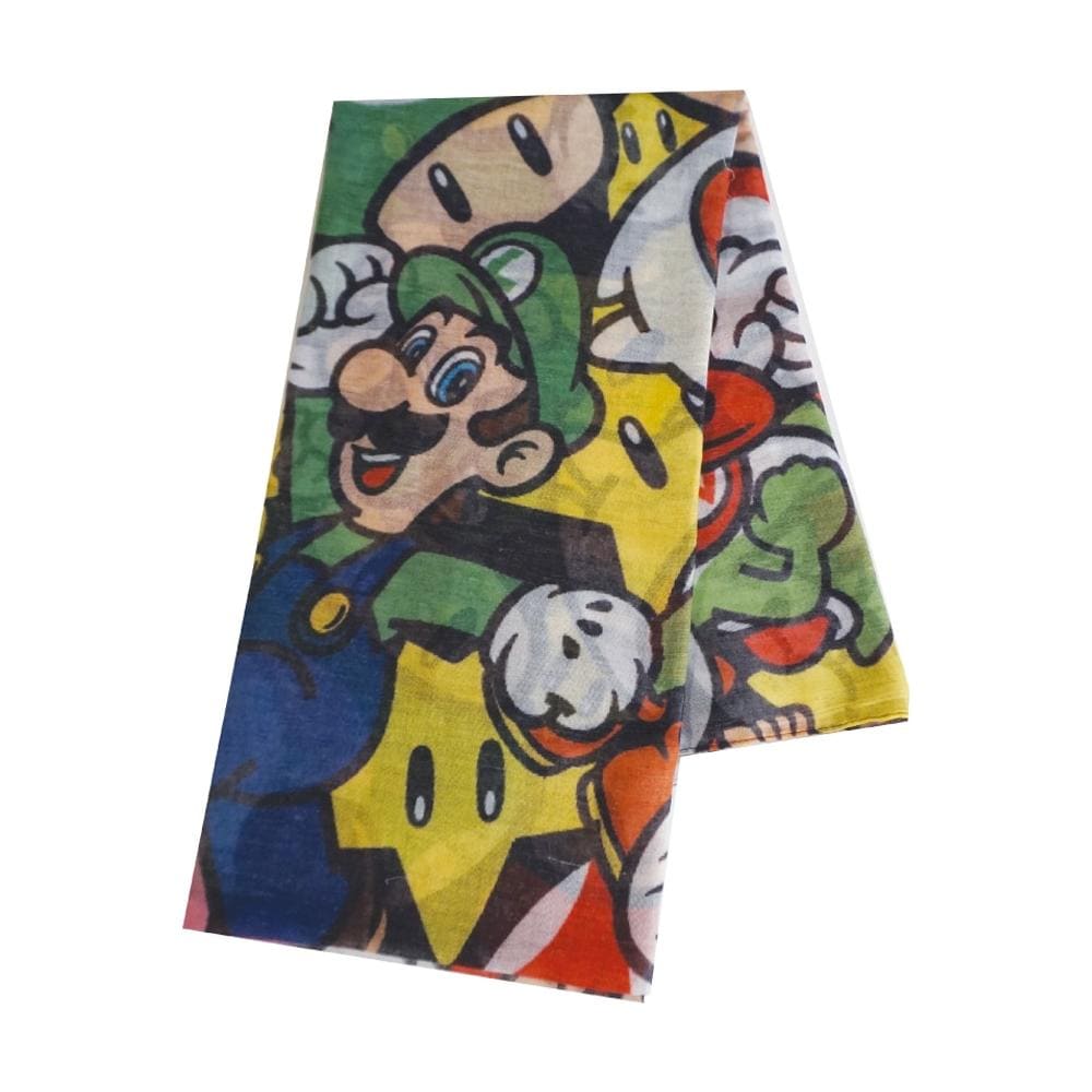 Nintendo - Super Mario All Characters Fashion Multicolor (Sciarpa)  - Foto 1