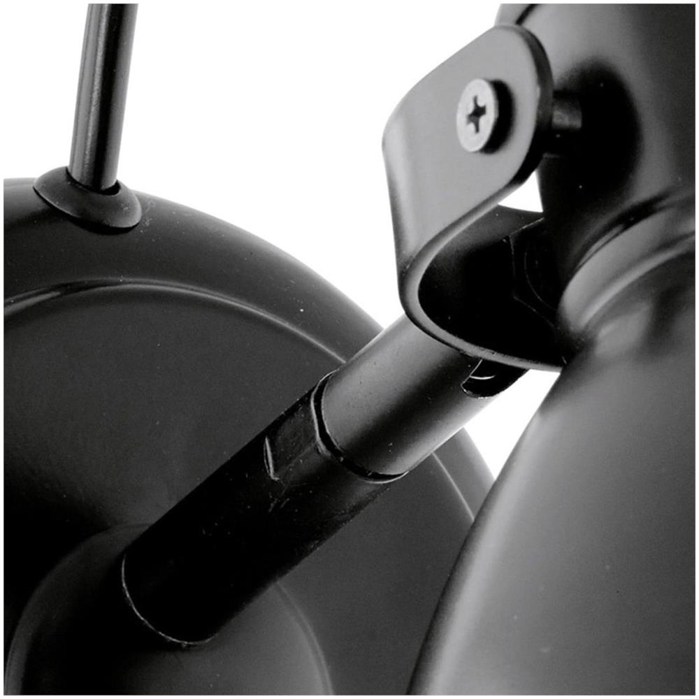 Lampada Da Parete Priddy Nera E Bianca 49468 - Foto 2