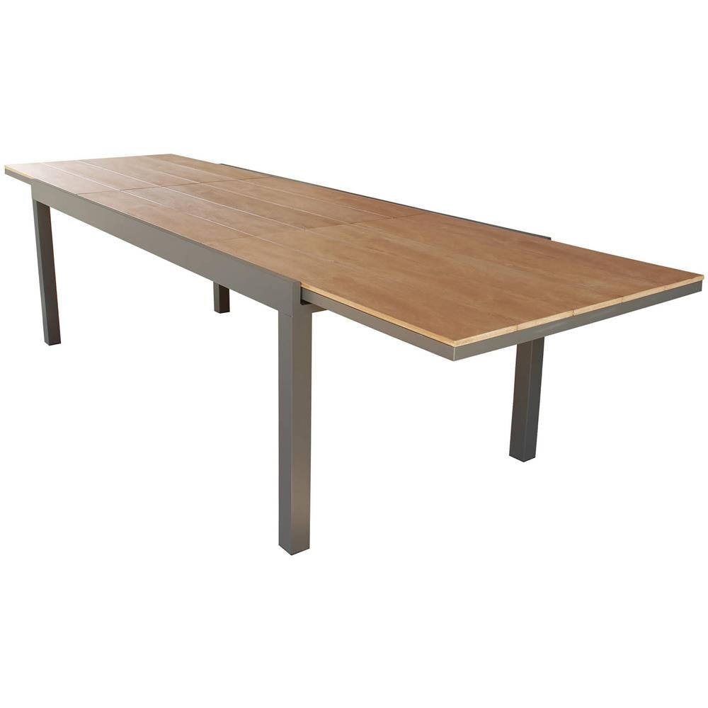 Viduus - Set Tavolo In Alluminio E Polywood Cm 200/300 X 95 X 75 H Con 8 Poltrone Viduus - Foto 2