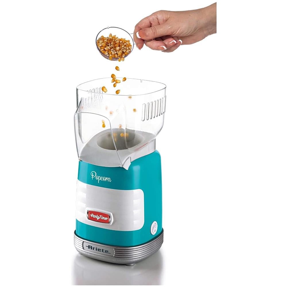 Pop Corn Party Time Macchina Per Popcorn Blu Trasparente 1100 W - Foto 2