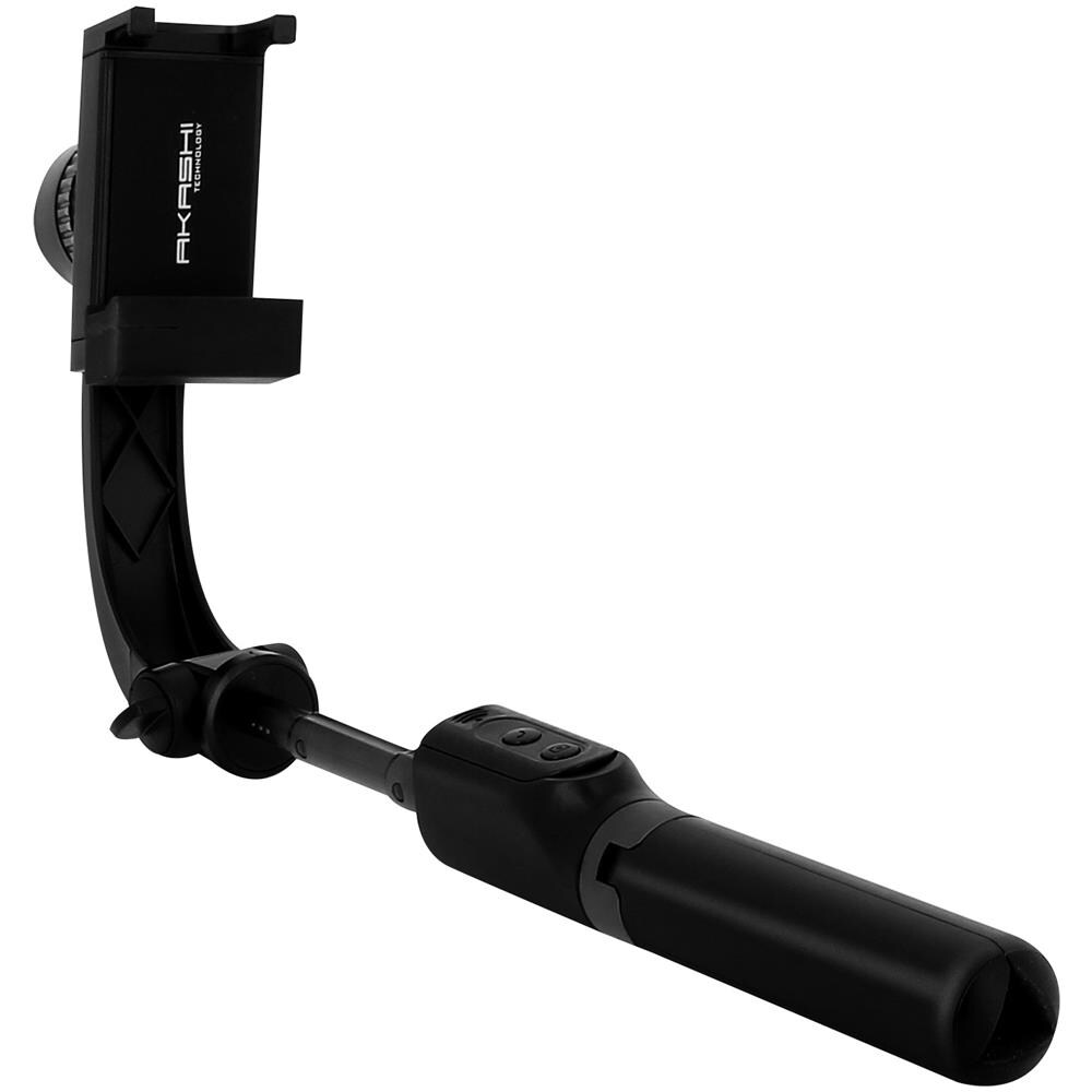 Stabilizzatore Universale Smartphone Treppiede / Selfie Comando Bluetooth, Nero - Foto 1