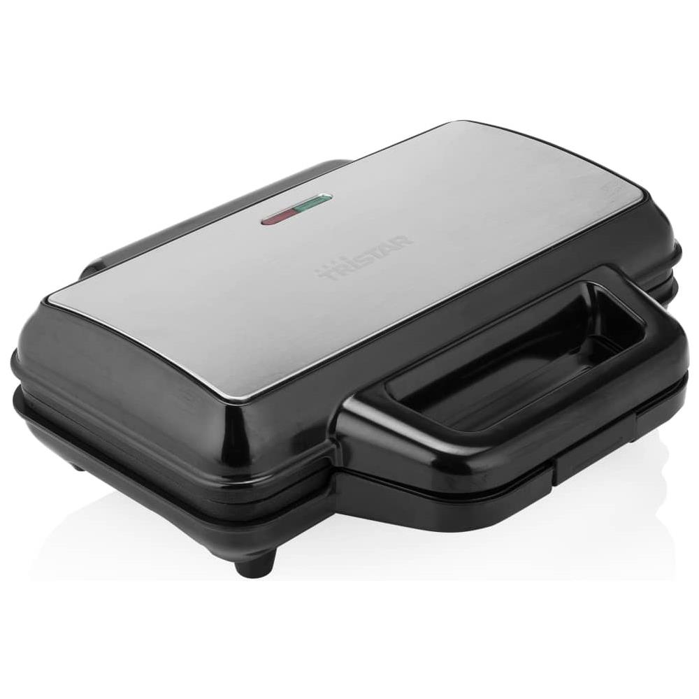 Piastra per Waffle WF-1171 1000 W Nero e Argento - Foto 1