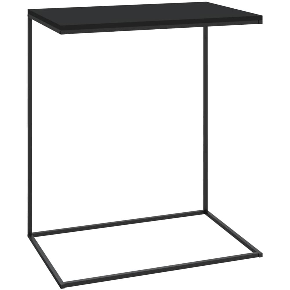 Tavolino da Salotto Nero 55x35x66 cm in Legno Multistrato - Foto 2
