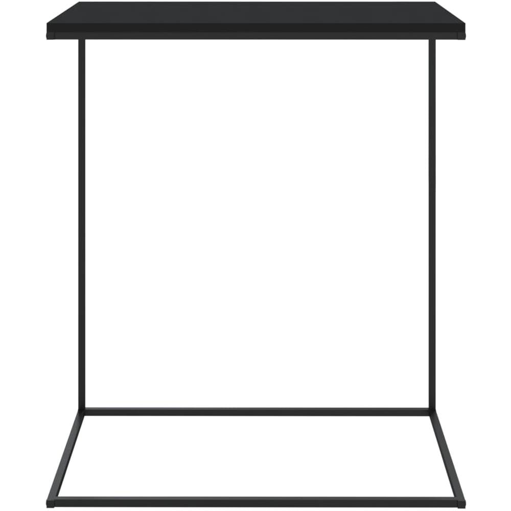Tavolino da Salotto Nero 55x35x66 cm in Legno Multistrato - Foto 3