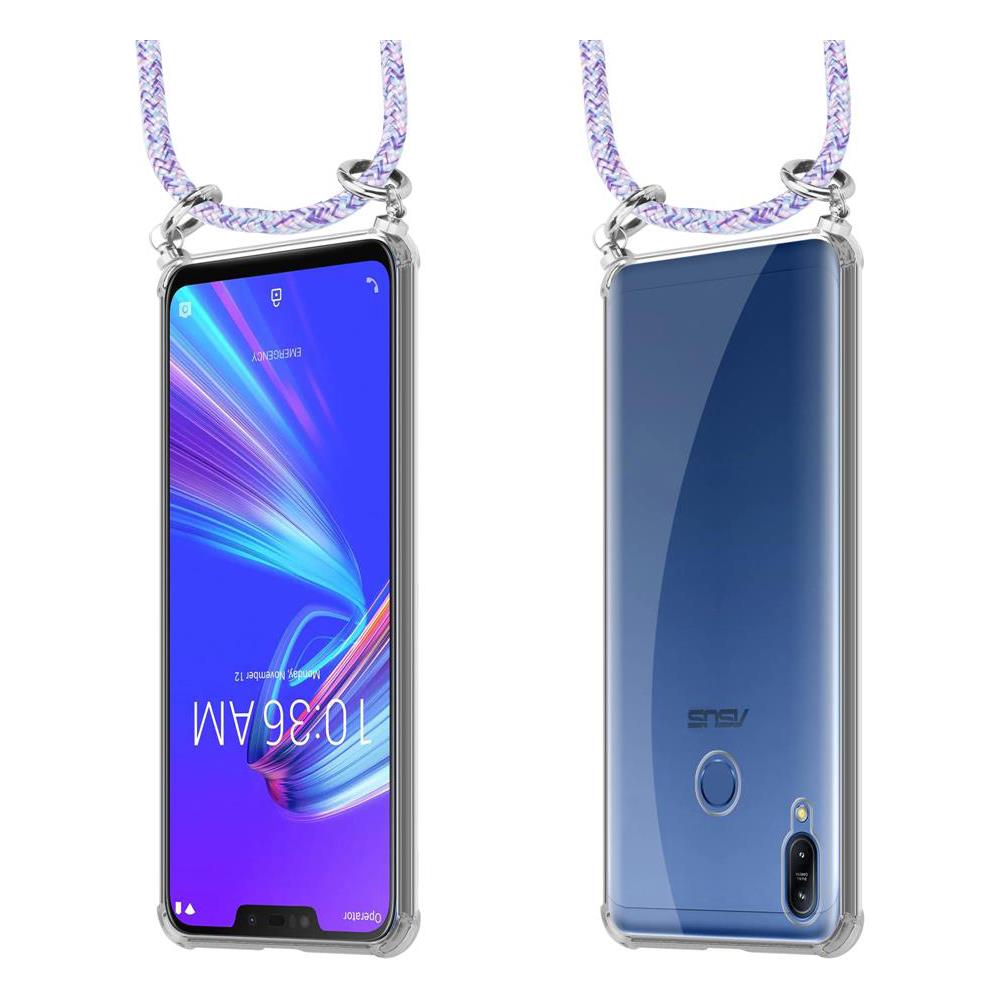 Catena Di Telefoni Cellulari Compatibile Con Asus Zenfone Max M2 In Unicorn - Coperchio Protettivo In Silicone Con Anelli D'argento, Cinturino In Corda E Custodia Staccabile - Foto 8