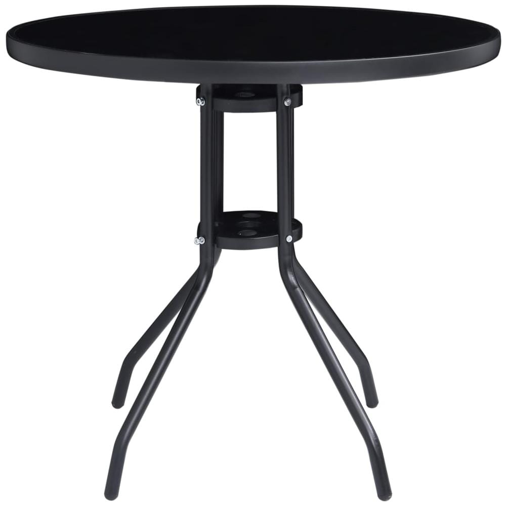 Set Da Bistrot 5 Pz Nero E Antracite - Foto 3