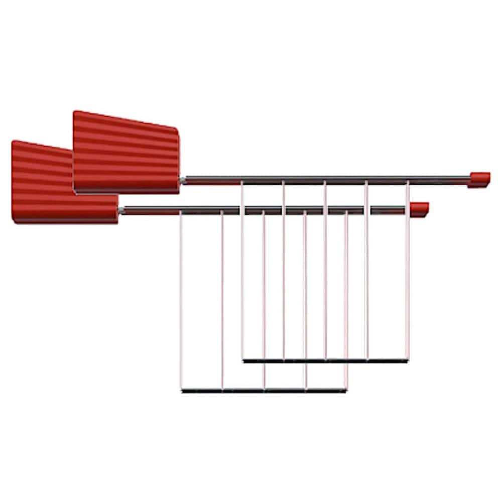 Pinze Per Toaster Plissé Con Manico Rosso - Foto 1