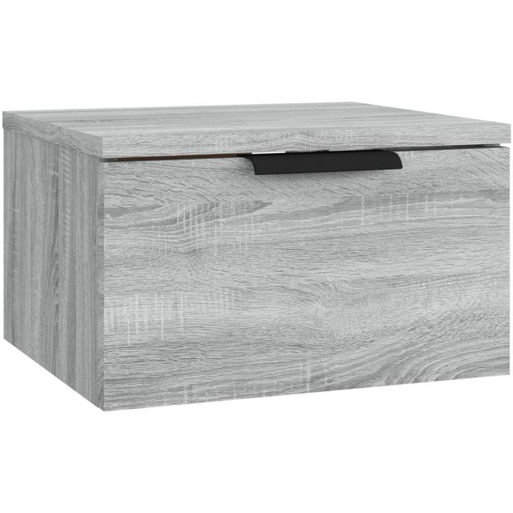 Comodino A Muro Grigio Sonoma 34x30x20 Cm - Foto 2