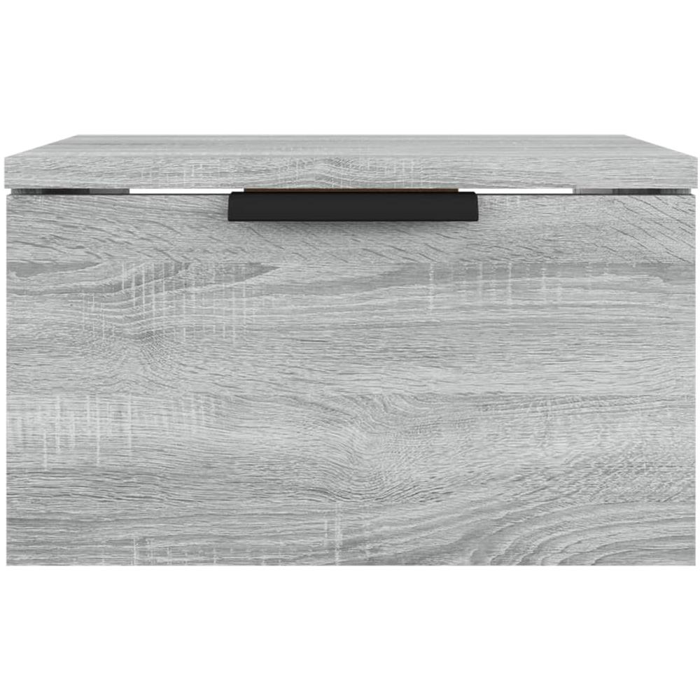 Comodino A Muro Grigio Sonoma 34x30x20 Cm - Foto 3