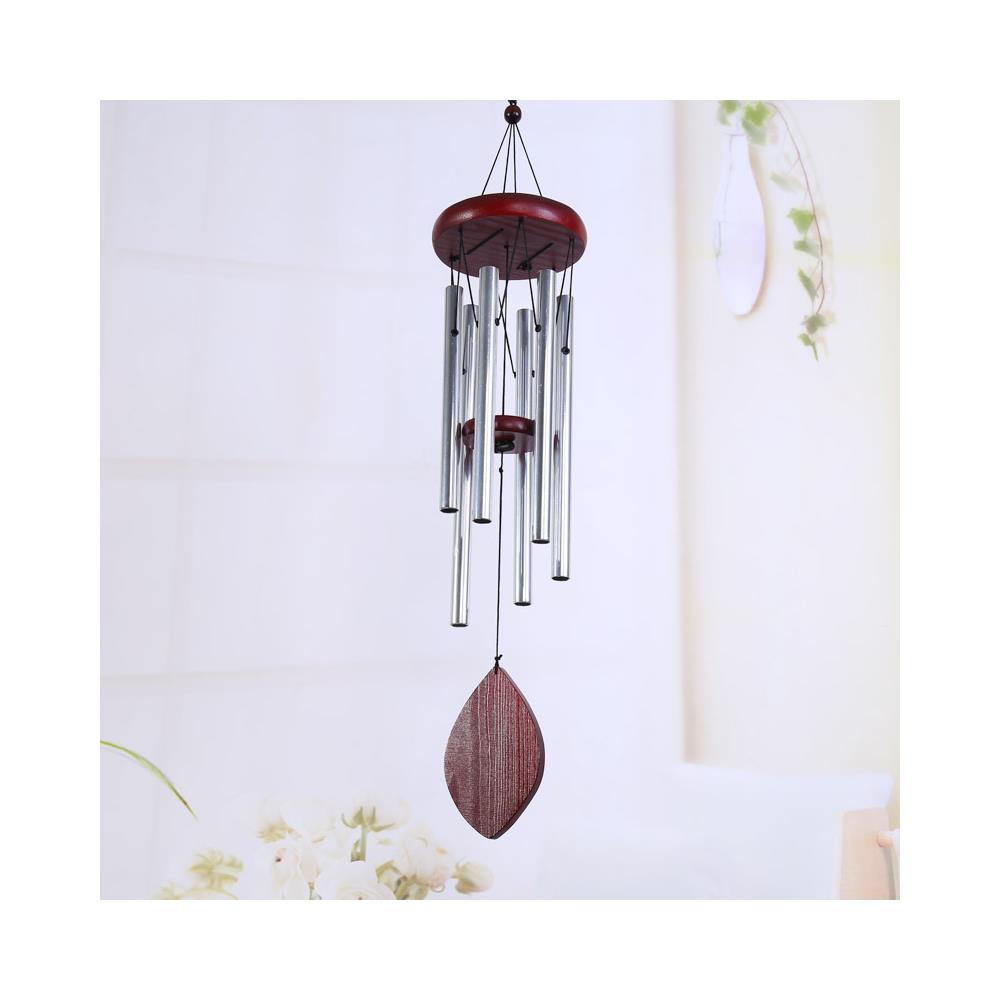 Campanelli Eolici Per Giardini E Cortili - 6 Tubi Silver - Foto 2