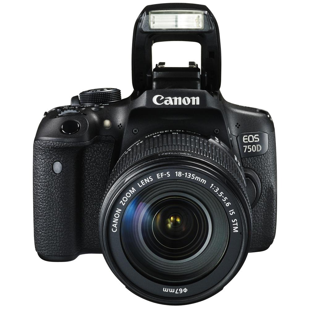 EOS 750D Kit 18-135 IS STM Nero Sensore CMOS 24 Mpx Display 3" Filmati Full HD Wi-Fi / NFC - Foto 2