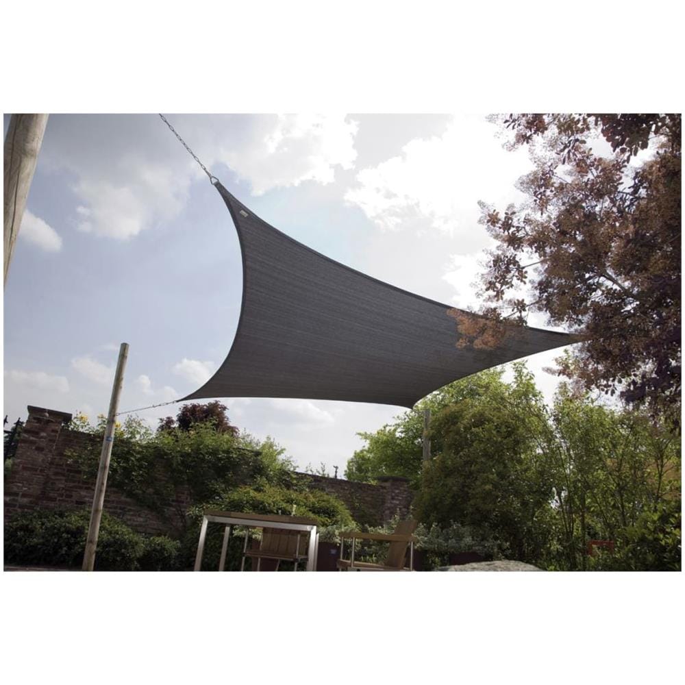 Tenda A Vela Quadrata Antracite 3,6x3,6 M 4471442 - Foto 2