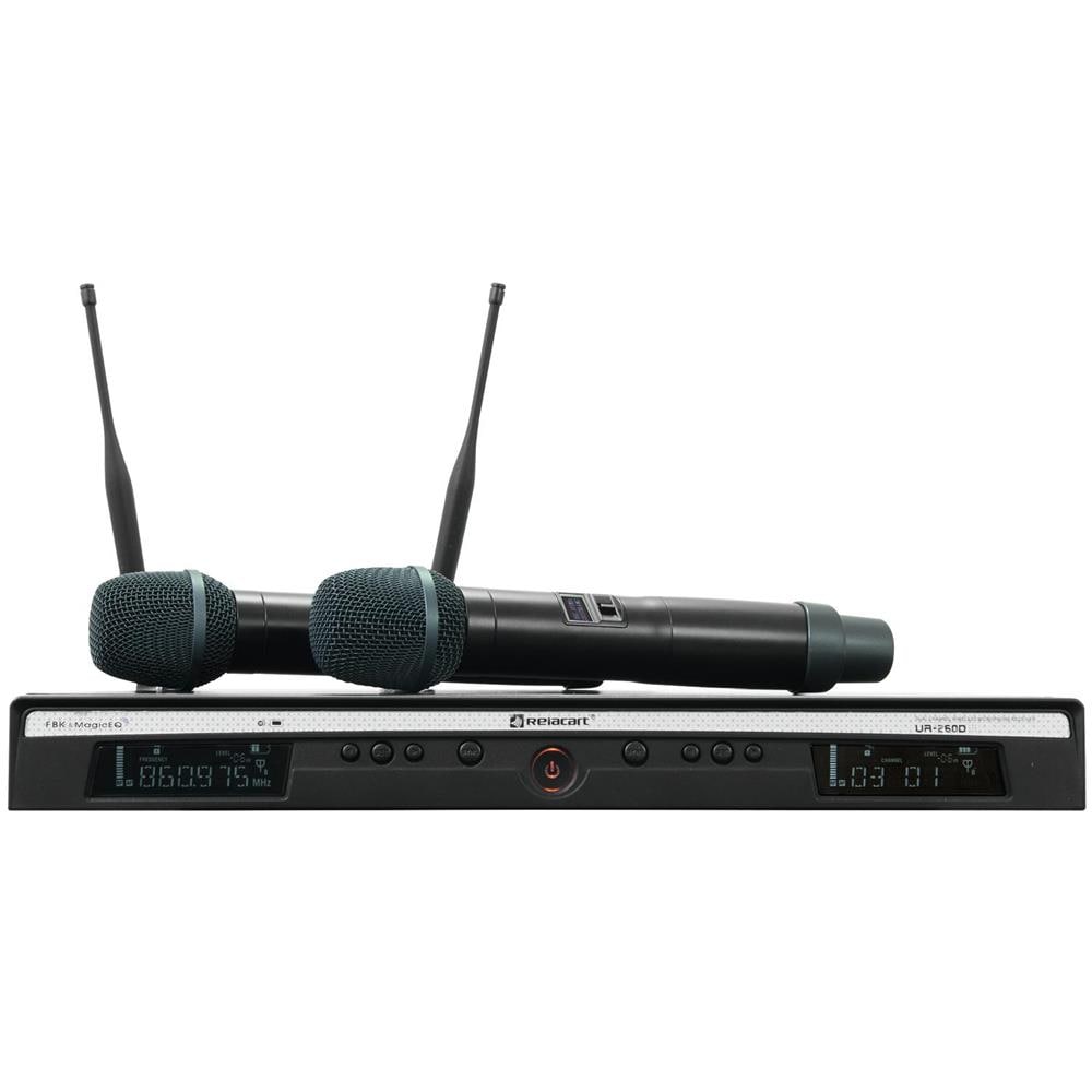 Doppio Radio Microfono Wireless Senza Filo Ur-260d 2 Canali Uhf - Foto 1