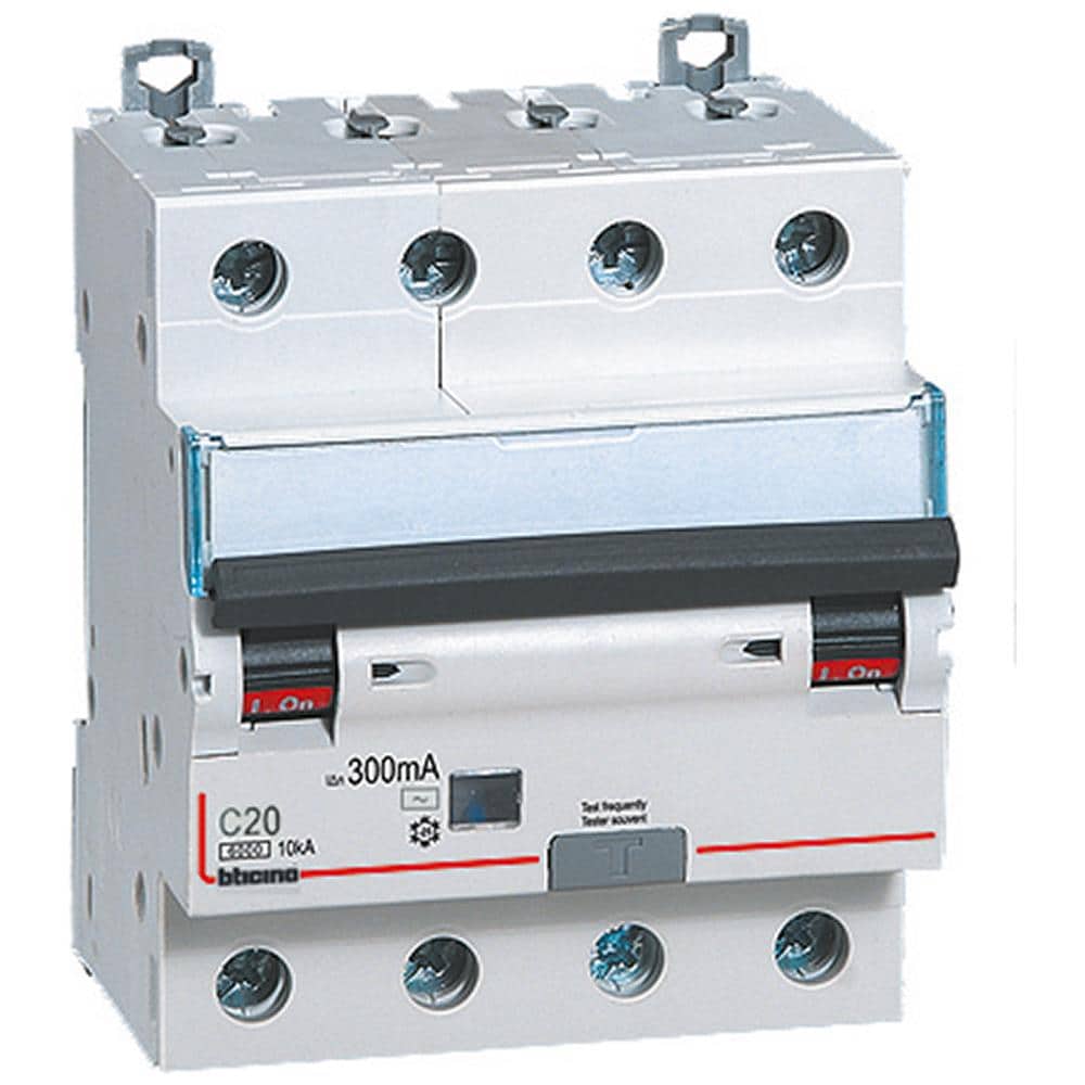 Interruttore Magnetotermico Differenziale 4p 20a 300ma Tipo Ac 6ka 4 Moduli - Foto 1