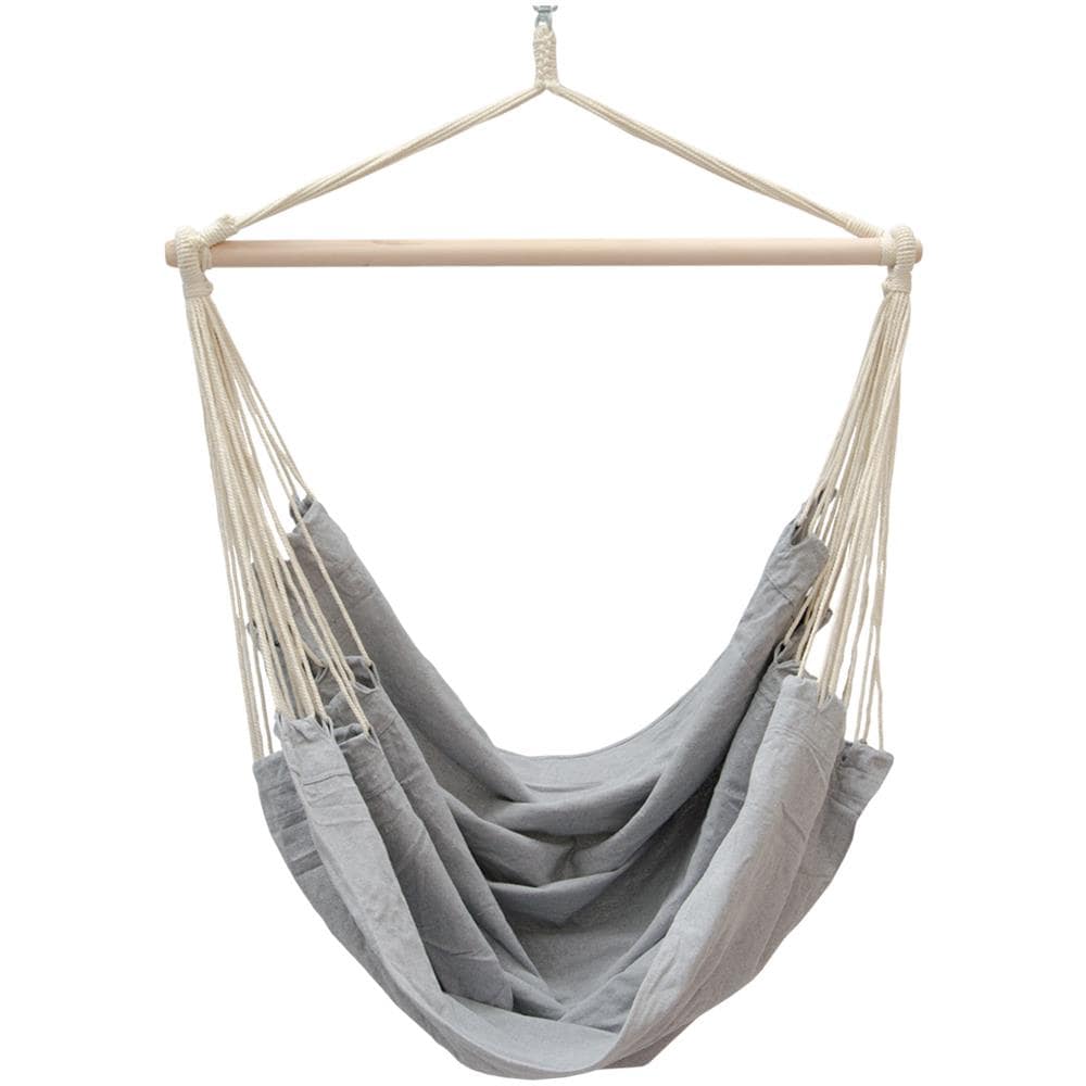 Amaca Per Sedersi 2 Persone 150kg Sedile Sospeso A 2 Posti Poltrona Di Cotone 185x130cm Incl - Foto 7