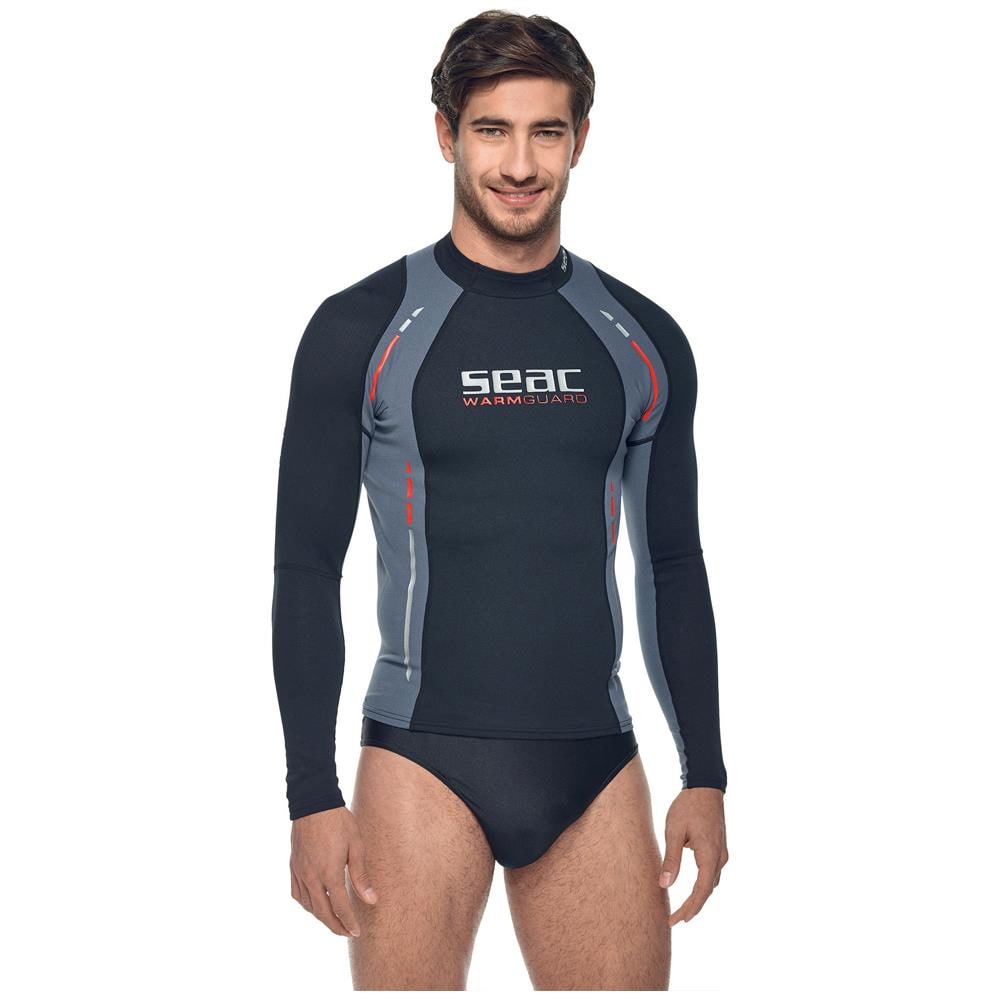 Seac Warm Guard Long Uomo M Nero / grigio - Foto 1