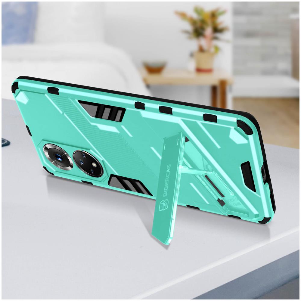 Cover Rigida Bi-materiale Honor 50 / Huawei Nova 9 Bibercas Turchese - Foto 2