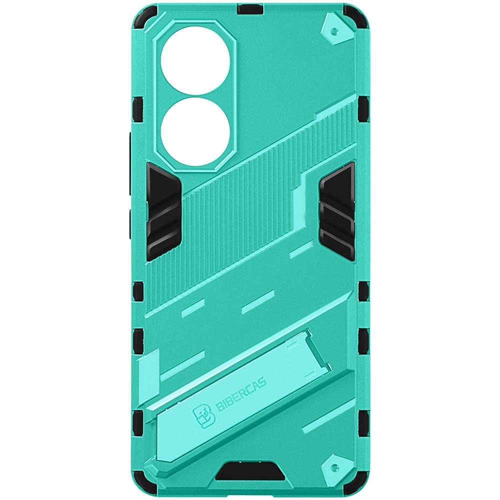 Cover Rigida Bi-materiale Honor 50 / Huawei Nova 9 Bibercas Turchese - Foto 5
