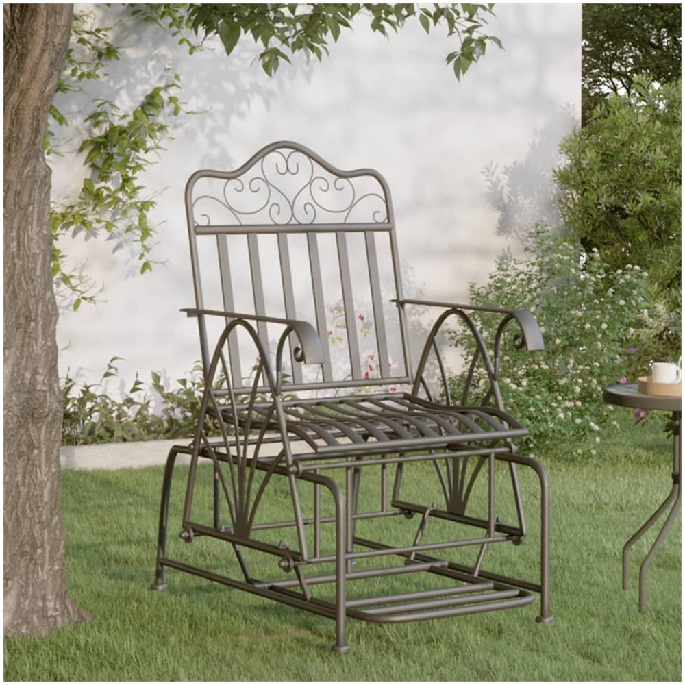 Panca Glider 61 cm Nera in Acciaio - Foto 1