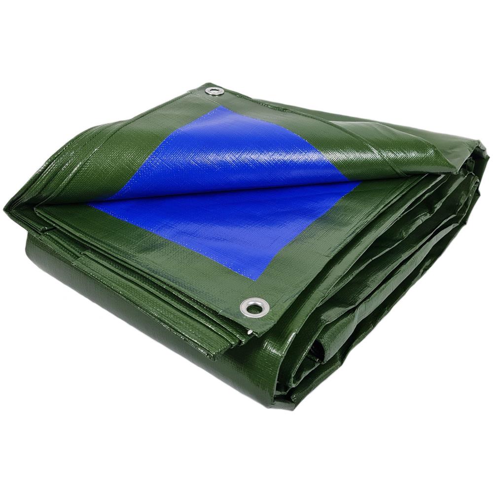 Telo impermeabile da Esterno 3x2 mt, in Polietilene 180 g /m² Antistrappo e Rinforzato. Telone Copritutto Occhiellato Pesante, per Copertura Mobili da Giardino, Legna, Tettoia, Piscina, Barca, Camper - Foto 1