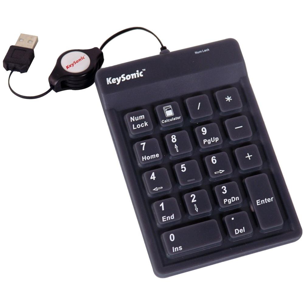 Tastierino Numerico USB 12523  (Layout Tedesco) Colore Nero - Foto 1