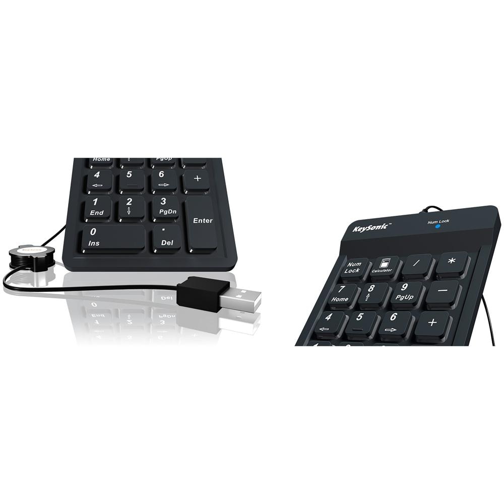 Tastierino Numerico USB 12523  (Layout Tedesco) Colore Nero - Foto 2