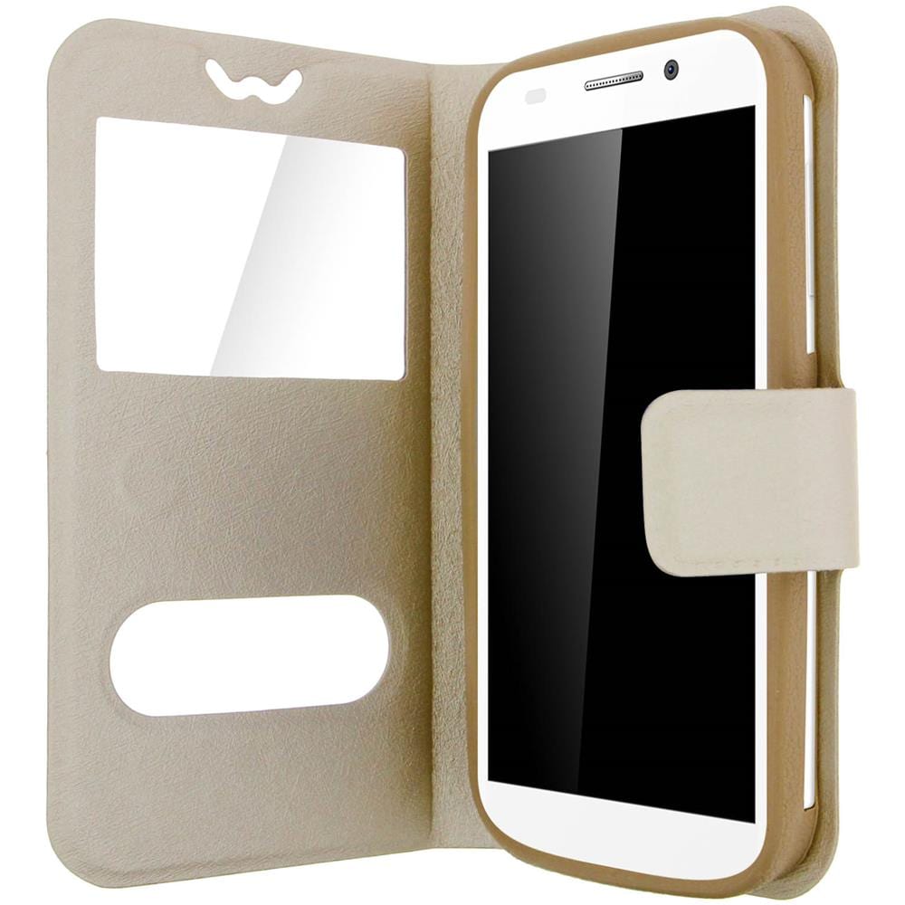 Custodia Stand Doppia Finestra Universale Taglia L - Oro - Foto 1