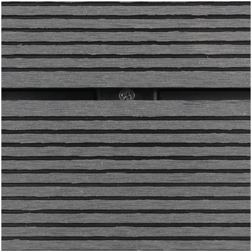 Piatto Doccia Da Esterni In Acciaio Inox Wpc 110x62 Cm Grigio - Foto 2