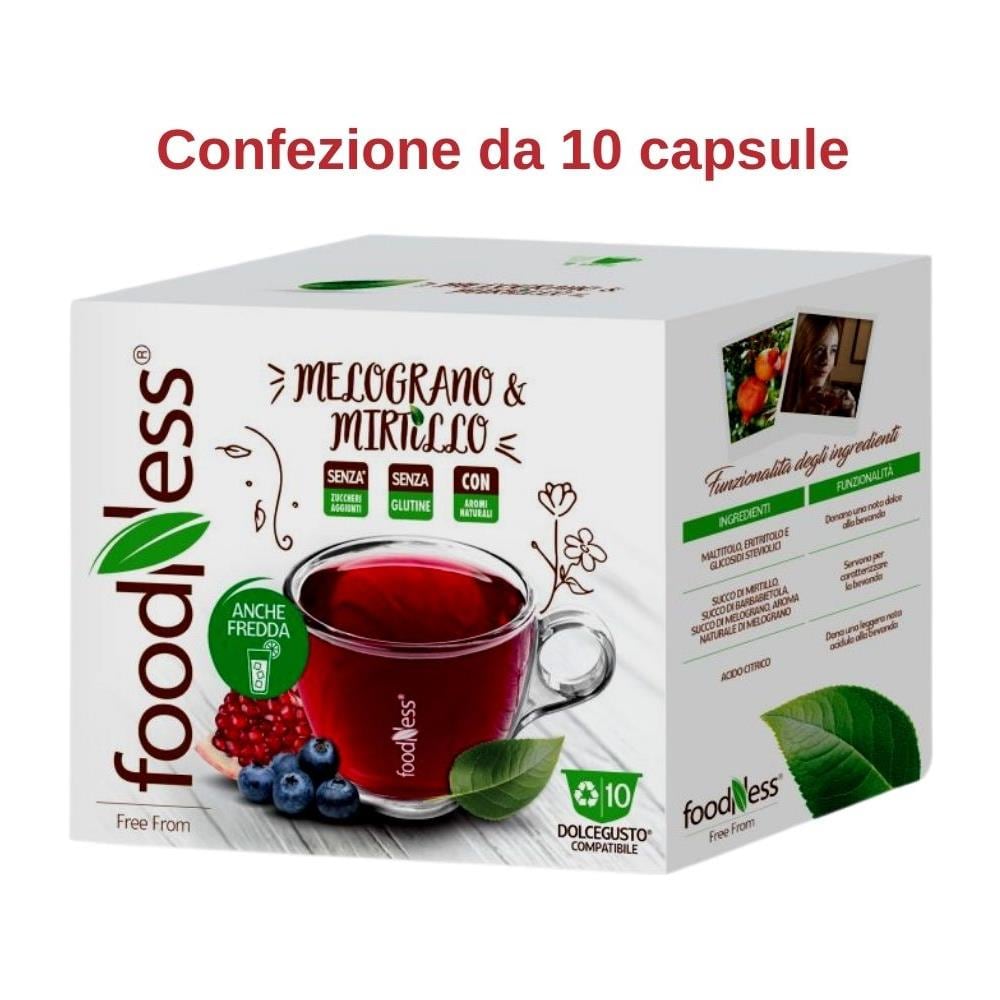 Tisana Melograno Mirtillo Compatibile Nescafe' Dolce Gusto 10 Capsule - Foto 2