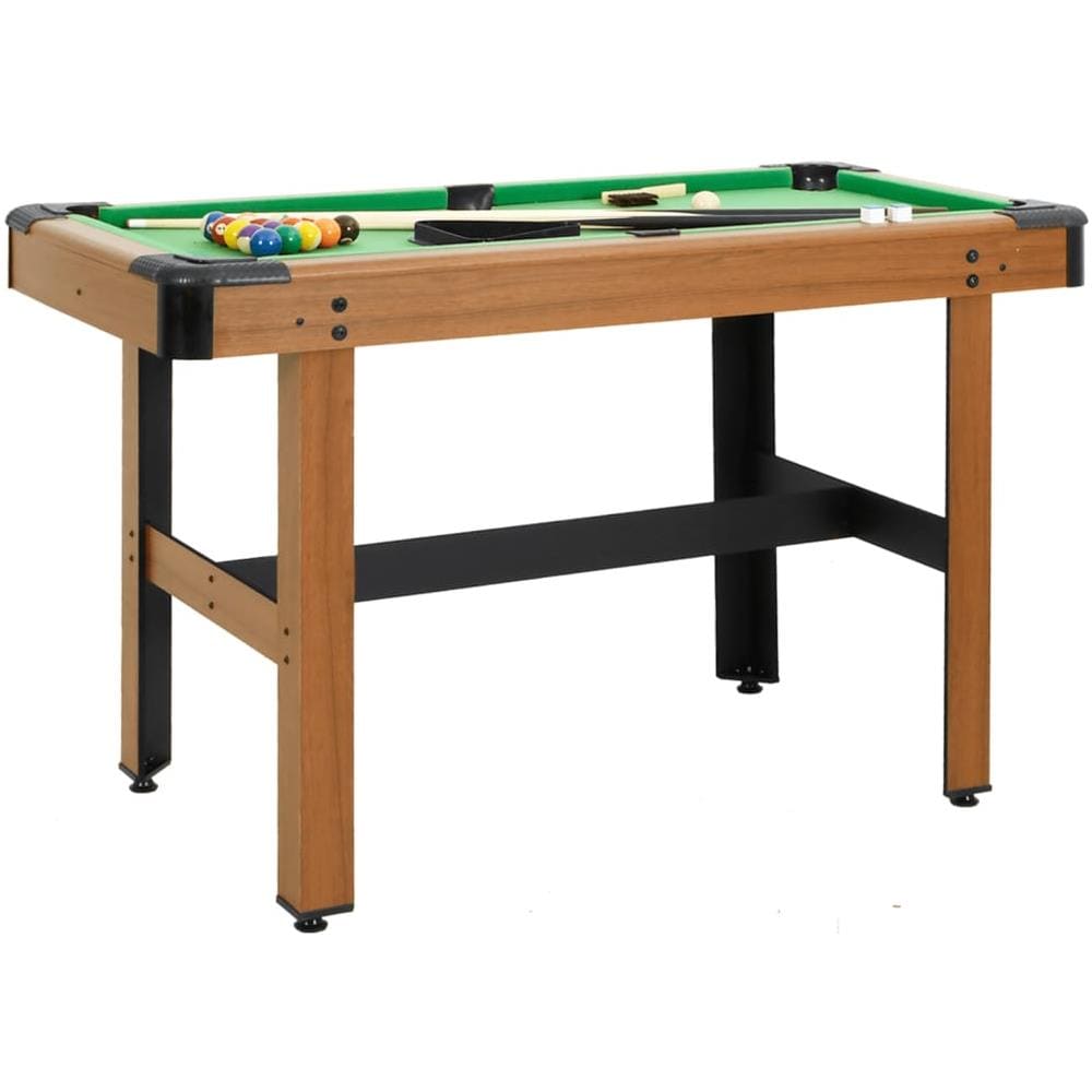 Tavolo da Biliardo 4 Piedi 122x61x76 cm Marrone - Foto 1
