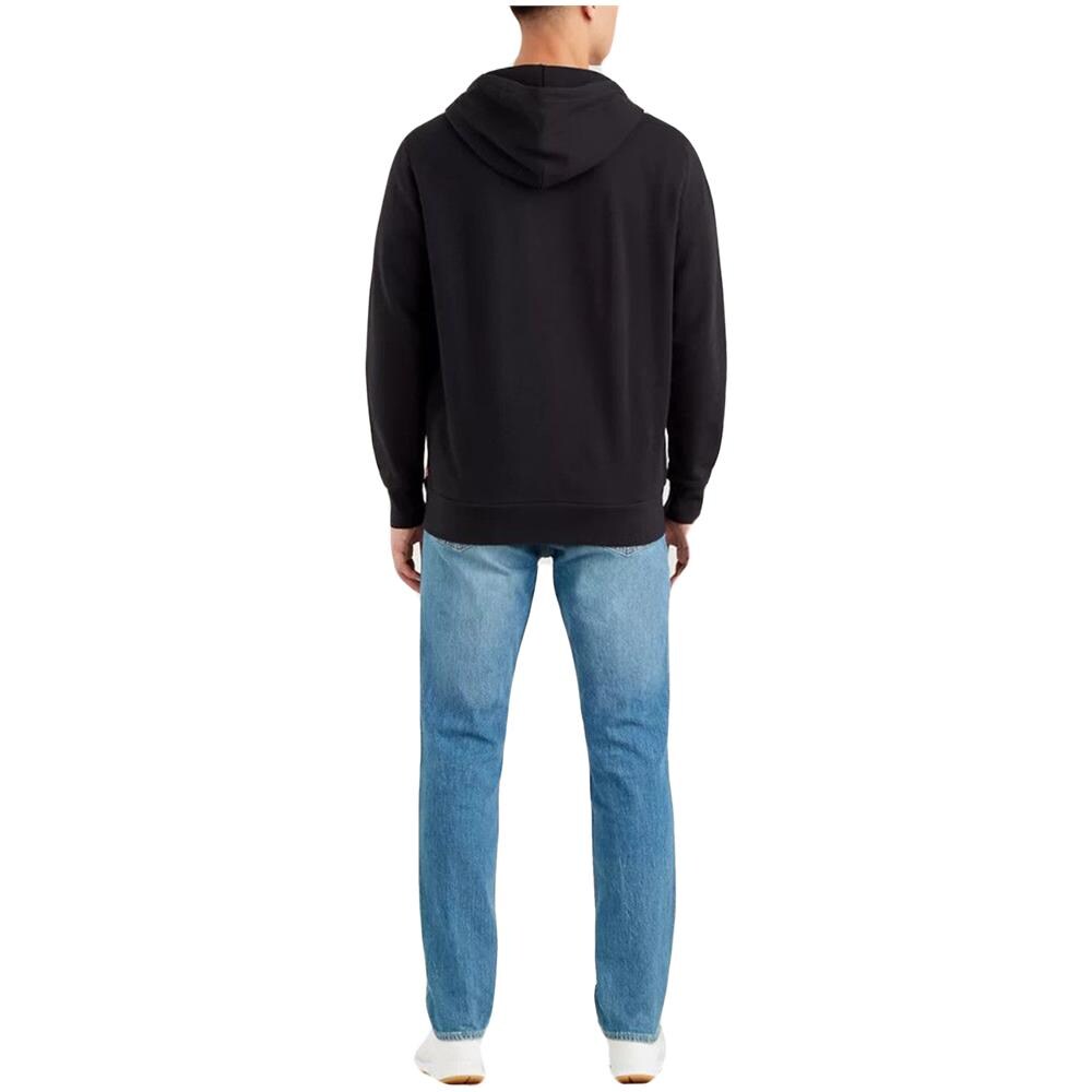 Felpa Da Uomo Con Cappuccio E Zip Graphic Nera Taglia L Codice 38820-0021 - Foto 2