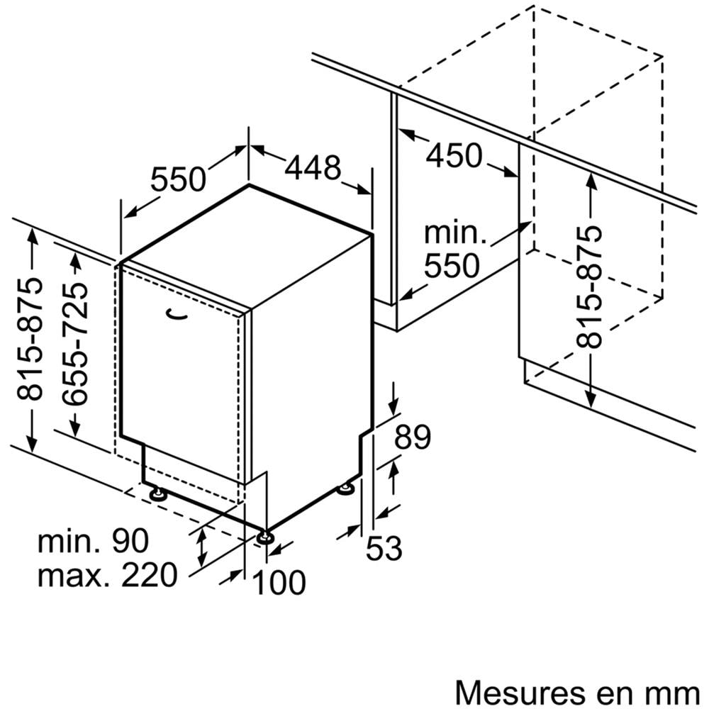 Lavastoviglie SPV2IKX10E da Incasso a Scomparsa Totale Classe F Capacità 9 Coperti - Foto 9