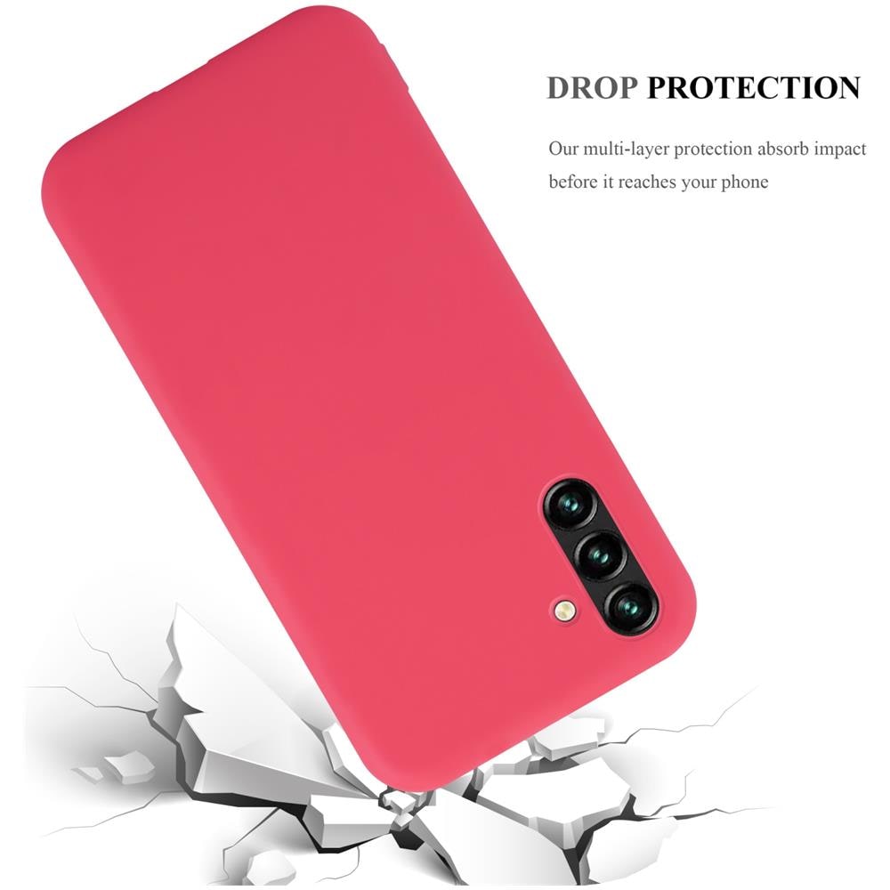 Custodia Compatibile Con Samsung Galaxy A13 5g In Candy Rosso - Coperchio Protettivo In Silicone Tpu Flessibile - Foto 7