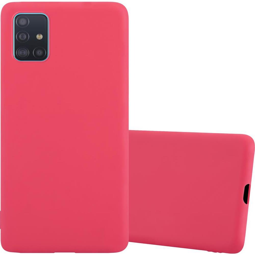 Custodia Compatibile Con Samsung Galaxy A51 5g In Candy Rosso - Coperchio Protettivo In Silicone Tpu Flessibile - Foto 1