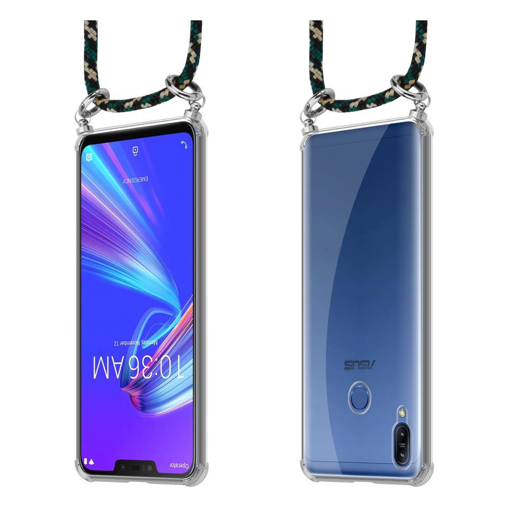 Catena Di Telefoni Cellulari Compatibile Con Asus Zenfone Max M2 In Camouflage - Coperchio Protettivo In Silicone Con Anelli D'argento, Cinturino In Corda E Custodia Staccabile - Foto 8
