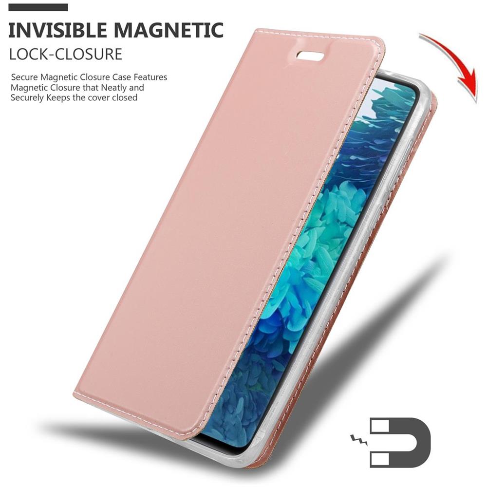 Custodia Compatibile Con Samsung Galaxy S20 Fe In Classy Oro Rosa - Coperchio Protettiva Con Chiusura Magnetica, Funzione Stand E Tasca Per Le Carte - Foto 8