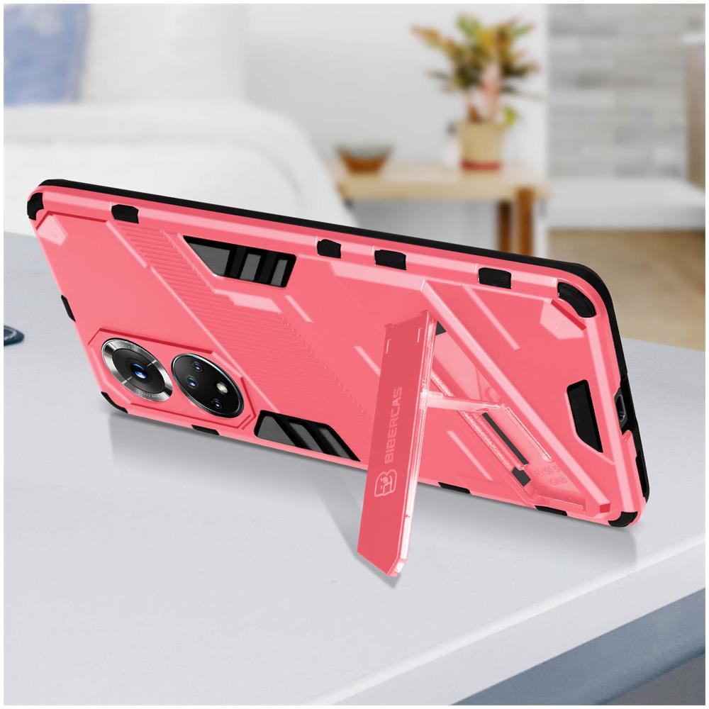 Cover Rigida Bi-materiale Honor 50 / Huawei Nova 9 Bibercas Rosa Corallo - Foto 2