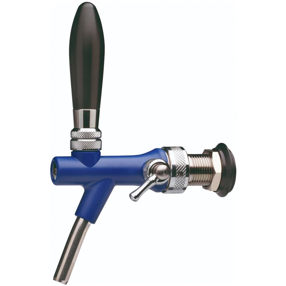 Rubinetto Birra Con Compensatore In Acciaio Inossidabile E Plastica Abs, Blu - Foto 1