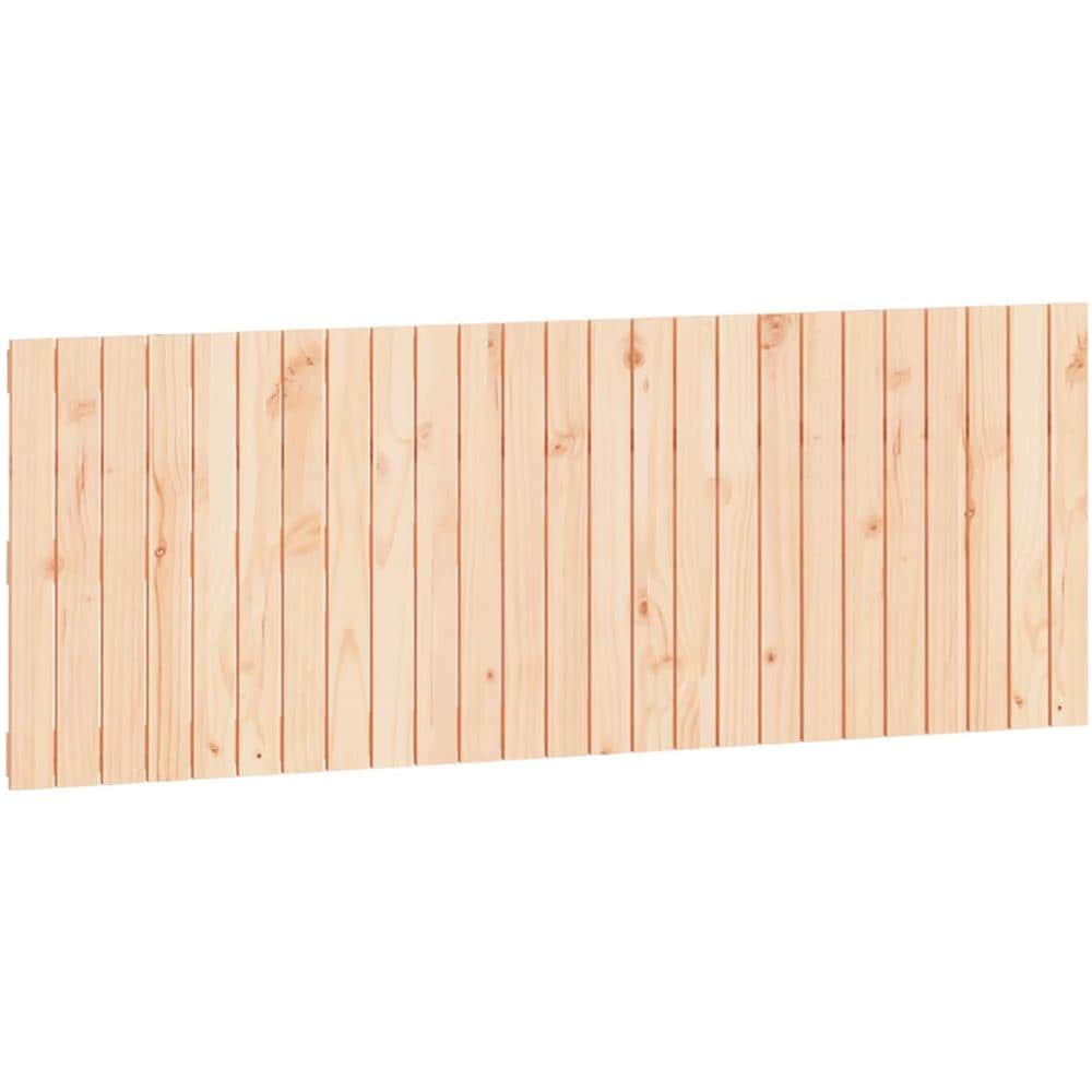 Testiera Da Parete 159,5x3x60 Cm In Legno Massello Di Pino - Foto 2