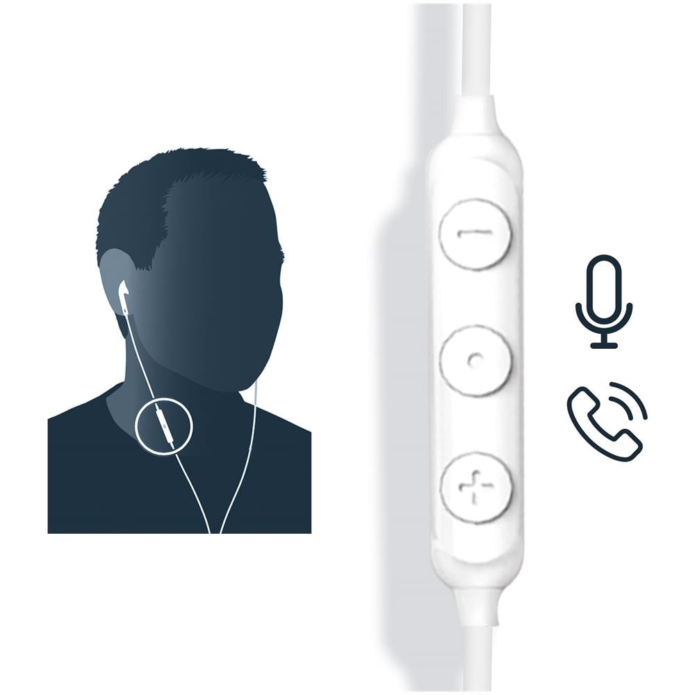 Auricolari Cablati Usb-c Nylon Intrecciato, Garanzia A Vita, Force Play Bianco - Foto 8